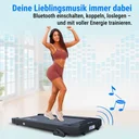 Altoparlanti Bluetooth integrati del Walking Pad tapis roulant AsVIVA T25 per la musica durante l'allenamento