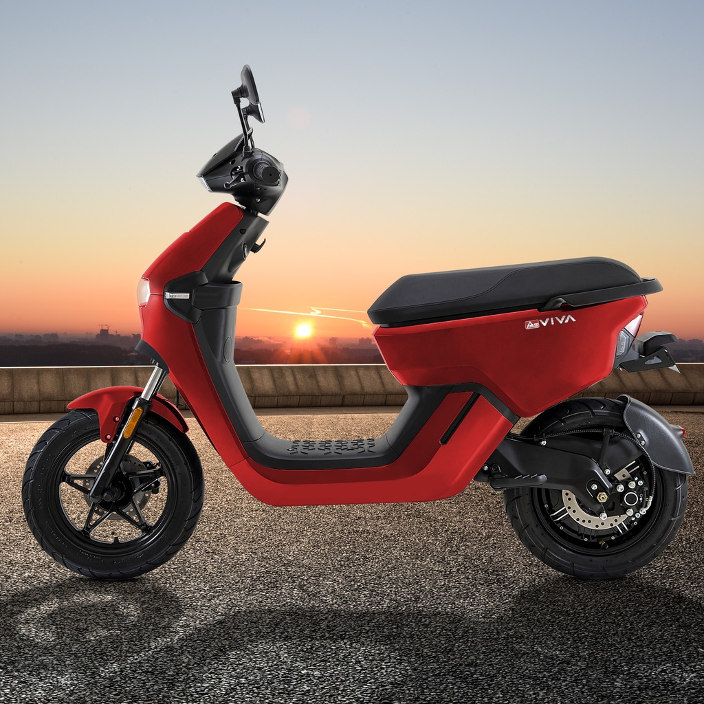 [EM1_RED] Scooter elettrico AsVIVA EM1 rosso - Vista prodotto