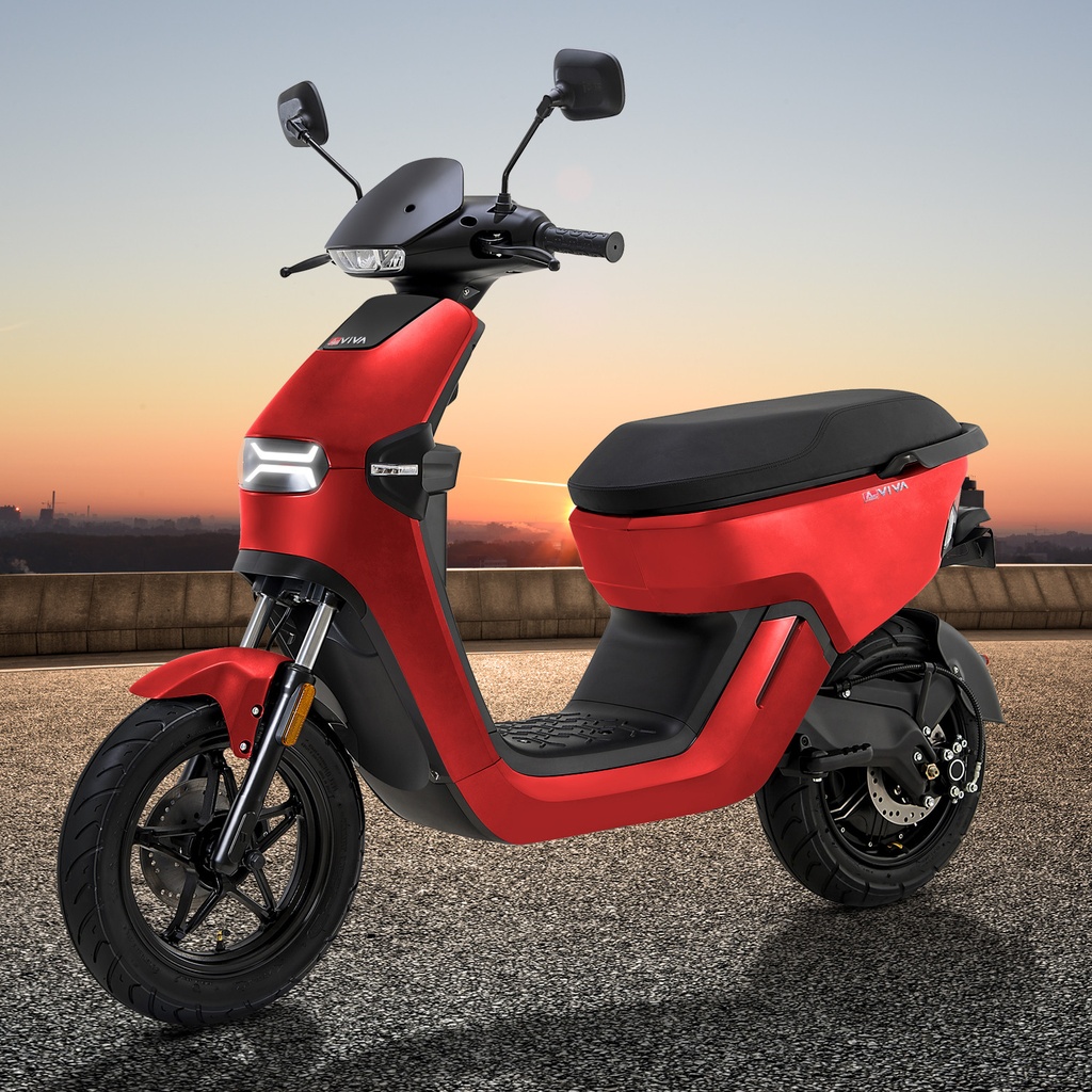 [EM1_RED] Scooter elettrico AsVIVA EM1 rosso - Vista prodotto