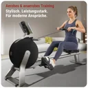 Allenamento aerobico e anaerobico sul vogatore AsVIVA RA20 in nero