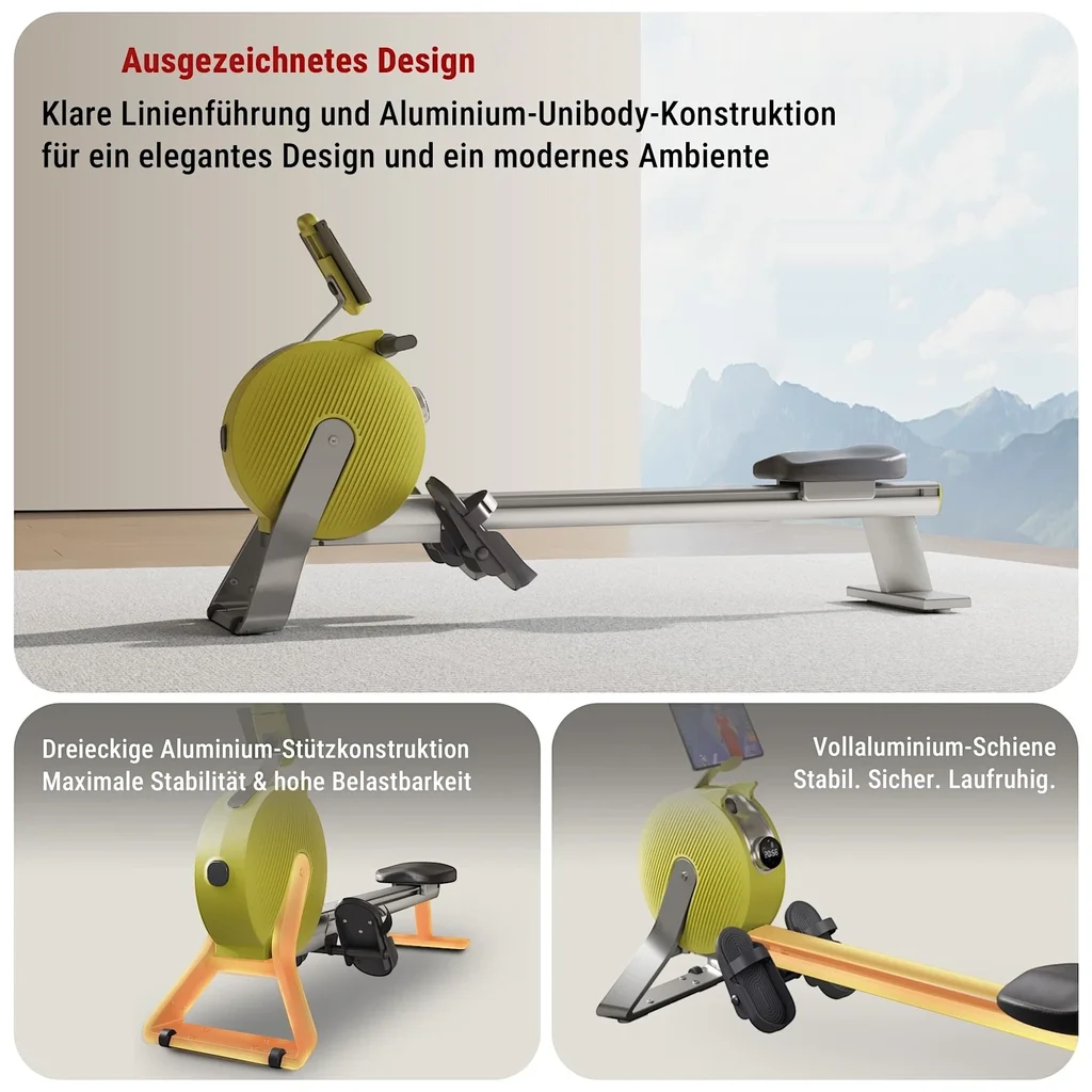 Rudergerät PowerGen RA20 – Magnetic Rower Design