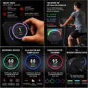 Ergometro cyclette LED AsVIVA H12 ad accesso facilitato – Vista 2