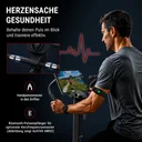 Ergometro cyclette LED AsVIVA H12 ad accesso facilitato – Vista 7