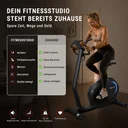 Ergometro cyclette LED AsVIVA H12 ad accesso facilitato – Vista 8