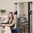 Allenamento Dual sulla stazione multifunzione AsVIVA MG9 con due cavi di trazione utilizzabili in modo indipendente