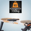 Vogatore AsVIVA RA10 Pro con un peso massimo utente di 150 kg per un allenamento stabile