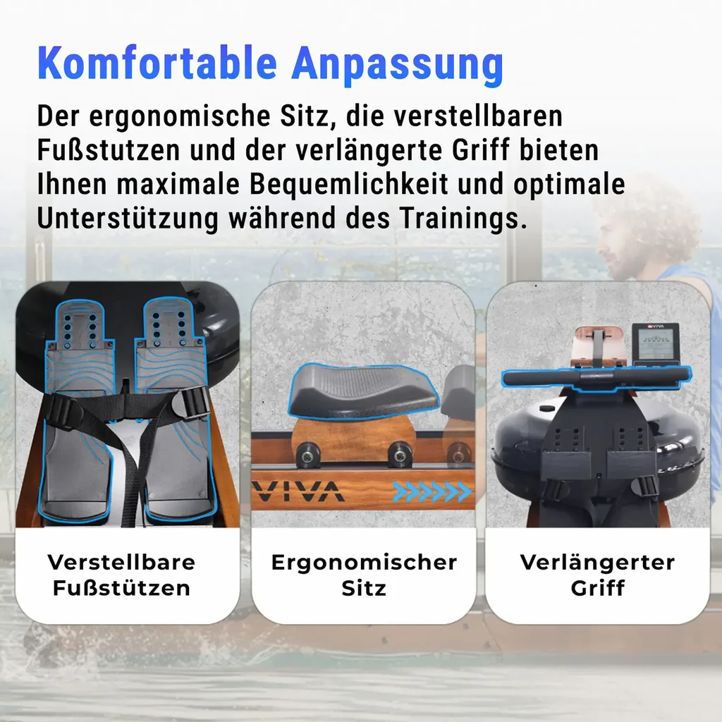 Wasser-Rudergerät RA18 Pro – Komfort