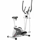L'ellittica AsVIVA C16 nella vista d'insieme completa come ellittica 2 in 1 e cyclette