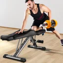 Allenamento dorsale sulla panca pesi AsVIVA WB2 per il rafforzamento mirato dei muscoli della schiena