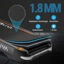 Vista dettagliata della superficie di corsa ad aderenza elevata del tapis roulant AsVIVA Smart T18 Pro per una tenuta sicura