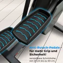 Grandi pedali antiscivolo dello stepper ST4 AsVIVA per una presa sicura