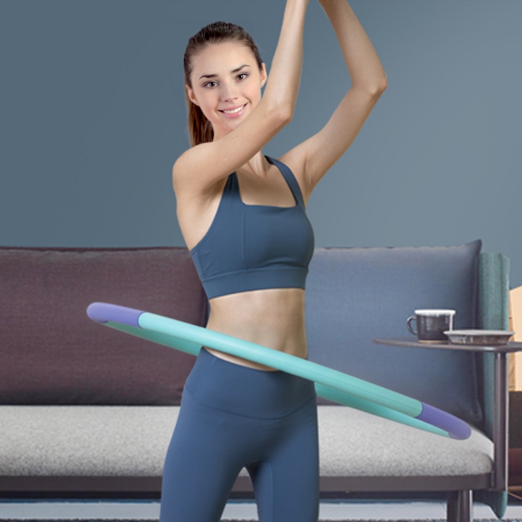 Il cerchio fitness hula hoop AsVIVA HH1 in vista completa del prodotto
