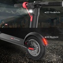 Illuminazione a LED dell'E-Scooter AsVIVA ES01 per un'ottima visibilità al buio