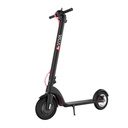 L'E-Scooter AsVIVA ES01 aperto in vista obliqua con cavalletto aperto