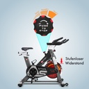 Computer da allenamento con display LCD dello AsVIVA Speedbike Power Trainer S8 Pro