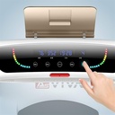 Display a LED del Walking Pad tapis roulant AsVIVA T211 con indicazione di velocità e dati di allenamento