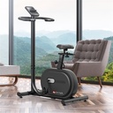Vista complessiva dell'ergometro AsVIVA Ride H24 come cyclette compatta per l'allenamento cardio a casa