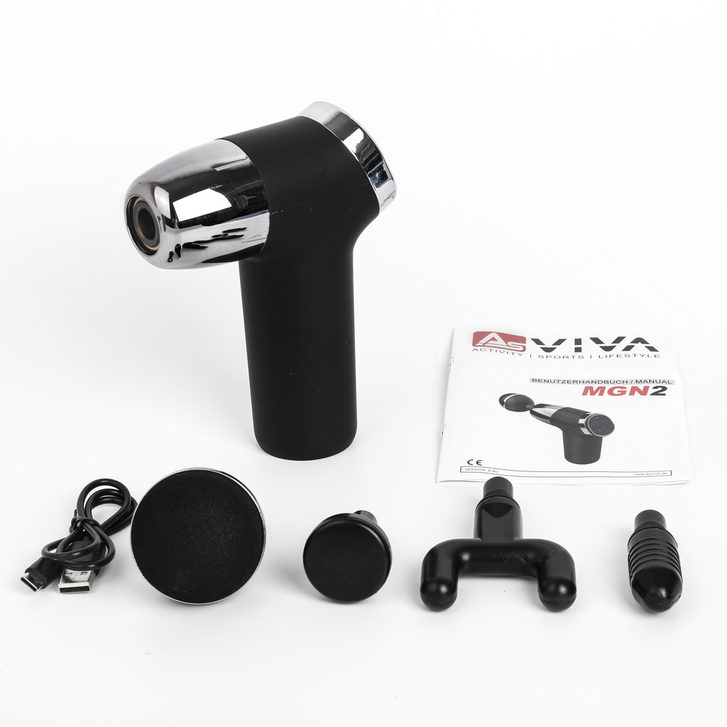 Pistola per massaggio AsVIVA MGN2 - Rosa - Vista prodotto