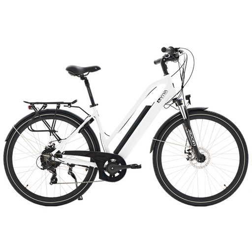 City E-Bike B15 – 28 pollici – Grigio/Bianco
